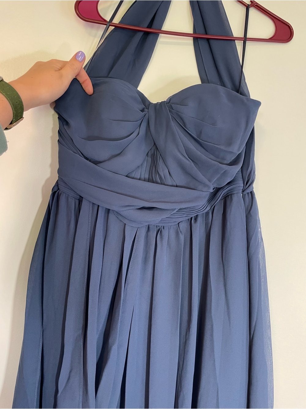 Birds Grey Grace Bridesmaid Dress, New with tags, size Large - Picture 5 of 9